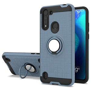 Classic Logo Custom Ring Holder Bracket Phone Cases For Motorola Moto G Fast E7 G8 Power lite E6S