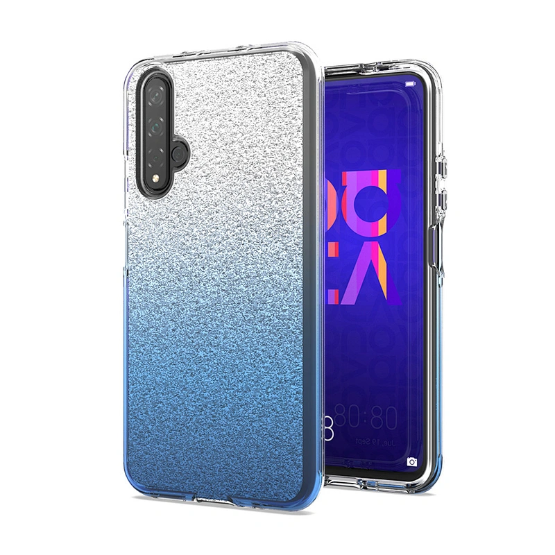 Gradient PC Luxury Design Glitter Paper Mobile Cell Phone Cover For Huawei P40 Lite
