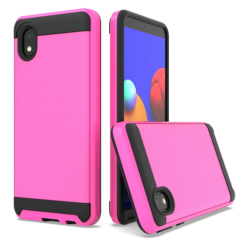 Wholesale anti-shock brushed printing mobile cell phone cover for Samsung A01 Core A11 A21 A31 A51 A71