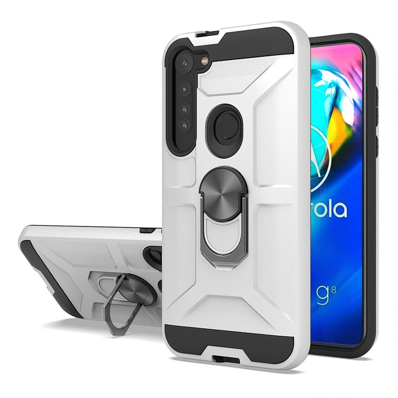 Support ring kickstand custom logo mobile cover accessoires phone case for Motorola G Stylus G8 Plus Power