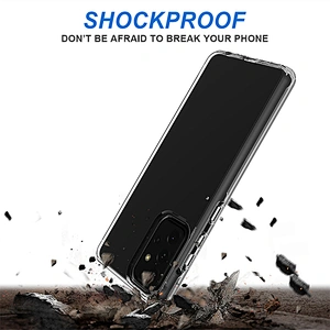 Top selling transparent pc tpu cover clear Android phone case for OPPO A54