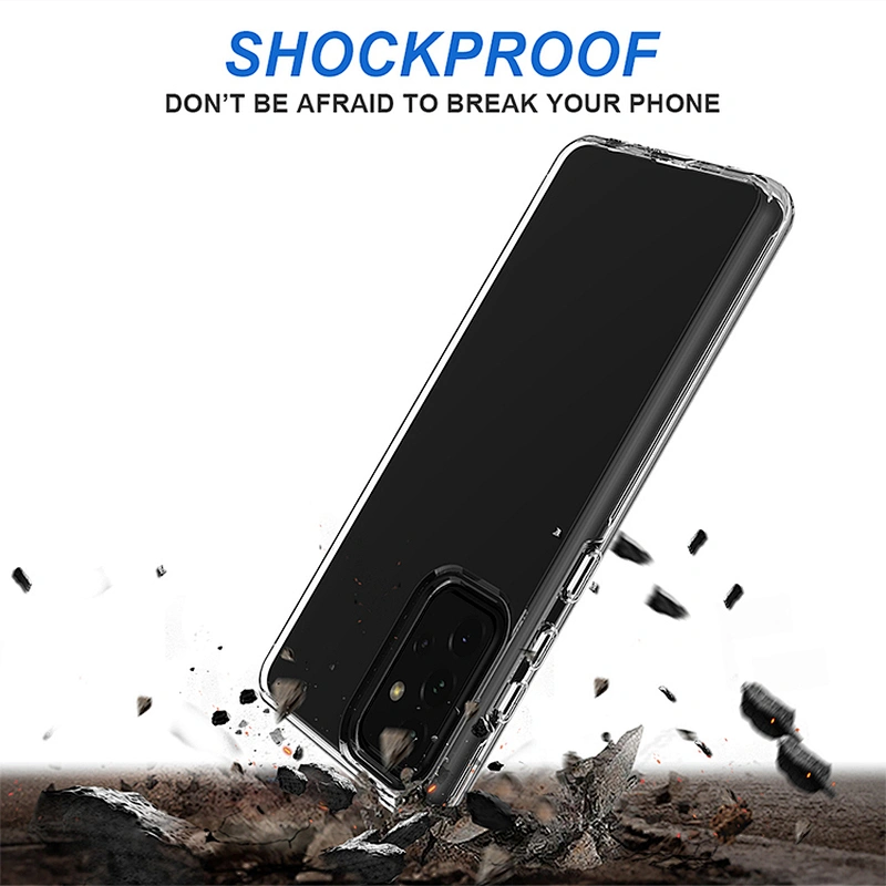 Top selling transparent pc tpu cover clear Android phone case for OPPO A54