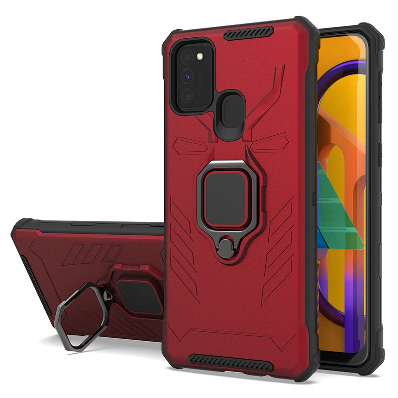 Ring Holder Kickstand Capas Para Mobile Phone Case Smartphone Cover for Samsung M51 M30S M31