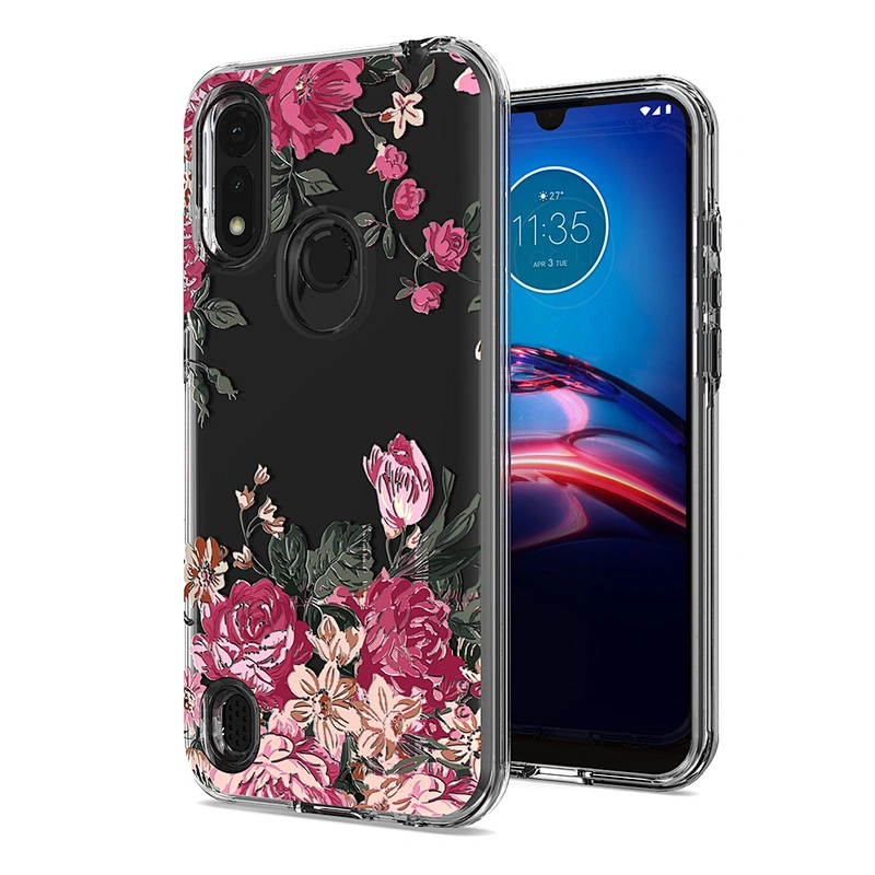 Customized Pattern Transparent Phone Cover For Motorola G8 Power lite E6S one fusion plus