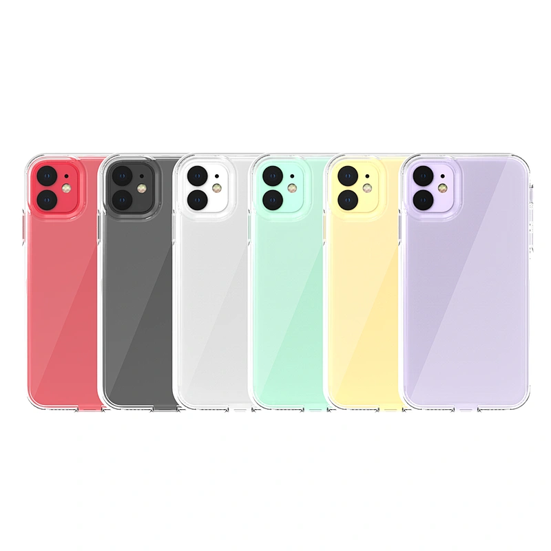 Shockproof Clear Case with Hard PC Soft TPU Bumper Cover Case for iPhone 11 11 pro 11 pro max