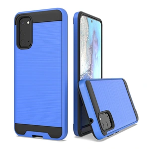 Accept Customized Phone Accessories Brushed Metal Mobile Cover Case for Samsung S20 Plus Ultra