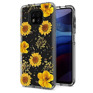 Hot selling flower printed designs phone case cover for Mototola G Stylus Play Power 2021