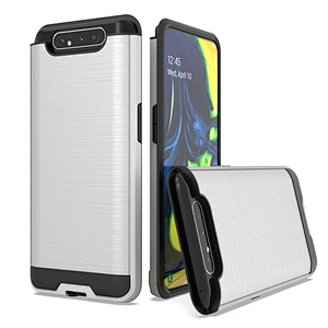 Wholesale 2 in 1 PC TPU phone case luxury pattern phone back cover for Samsung A80 A90