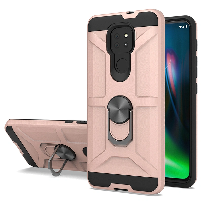 Customized Logo Ring Holder Bracket Mobile Phone Cases For Motorola E6S one fusion G9 PLUS