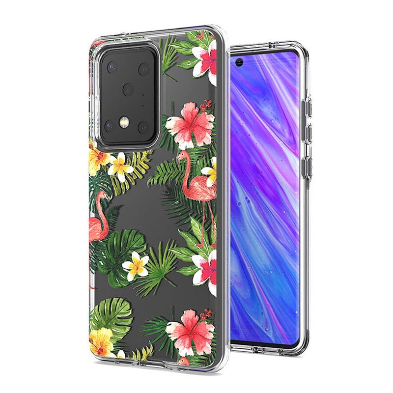 TPC PC Double Layer High Clear Phone Case Mobile Shell With Custom Image for Samsung S20 Plus Ultra
