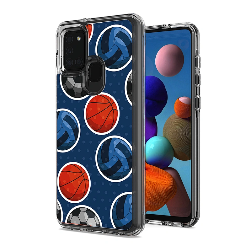 Fashionable Custom IMD Printed PC Phone Case Back TPU Cover For Samsung A51 A71 A21S A31