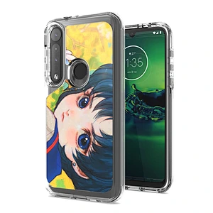 Fashionable custom IMD mobile phone back cover case for Motorola G8 Plus Power G Stylus