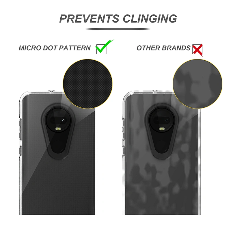 Customised 2 in 1 Clear mobile cell phone cases For Motorola Moto G8 E7 G8 Power lite E6S