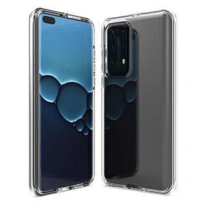Double layer transparent tpu pc material HD mobile phones back shell for Huawei P40 Lite