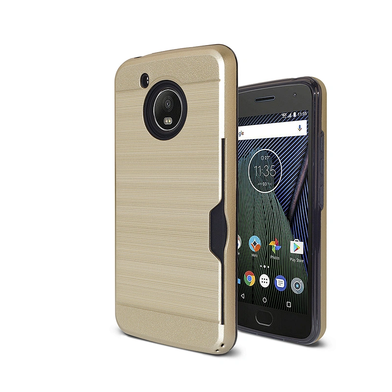 Combo case, credit card holder slot case for moto G5