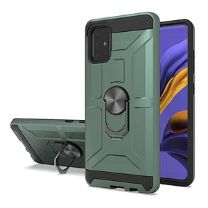Best selling shockproof cell phone cases with ring for Samsung A51 A71 A81 A91 case