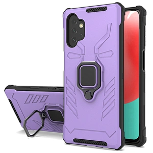 Drop protection matte finish cover phones case with metal ring for Samsung A72 A12 A52 A32