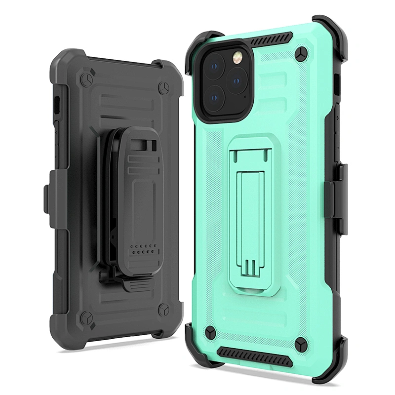 TPU PC Hybrid kickstand with belt clip holster phone case for iphone 11 in high quality for iphone 11 pro max