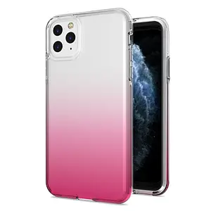 Hybrid Glitter Gradient PC TPU double layer bling phone case for  iPhone 11 pro max
