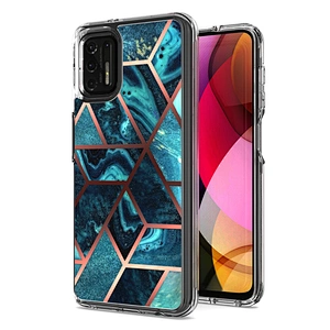 Double layer 2 in 1 fashion printable imd mobile phone cover case for Mototola G Play Power Stylus 2021