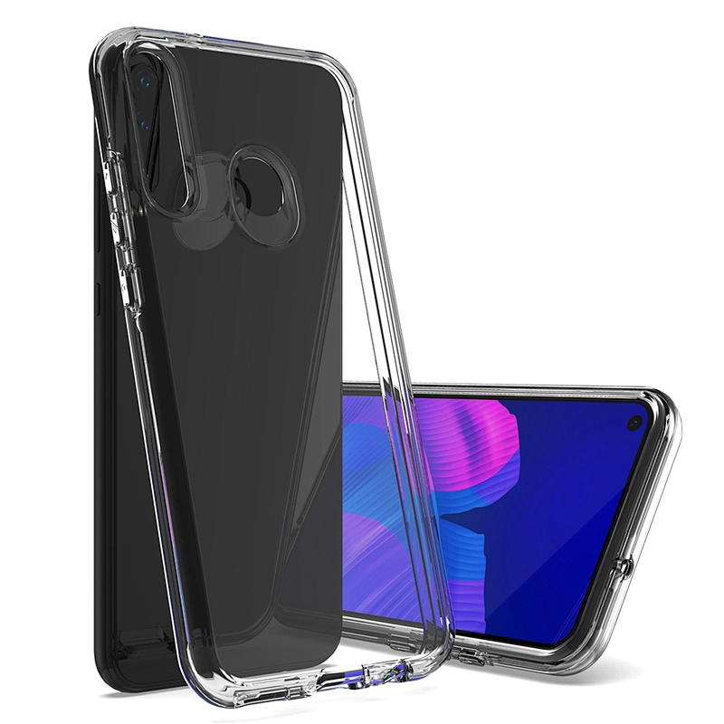Shockproof Back Covers Flexible Soft TPU Hard PC Fundas Clear Case For Huawei Y5P Y6P Y7P 2020