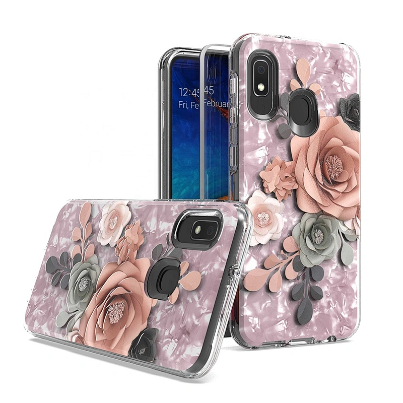 Transparent Custom Mobile Phone Cases With Shell Paper For Samsung A70 A40 A10S A20S M30S A10E A20E