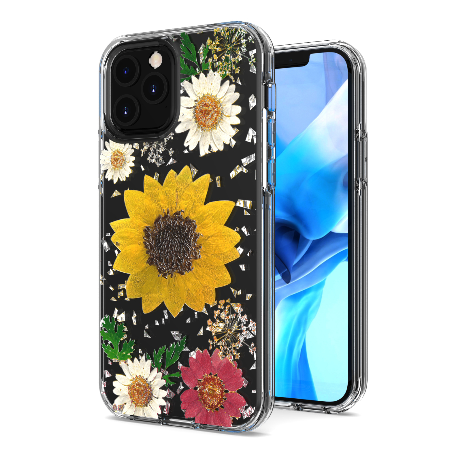 2020 Wholesale High Quality OEM Flower Printed Back Cases Phone Covers For iPhone 11 Pro Max 12 Mini