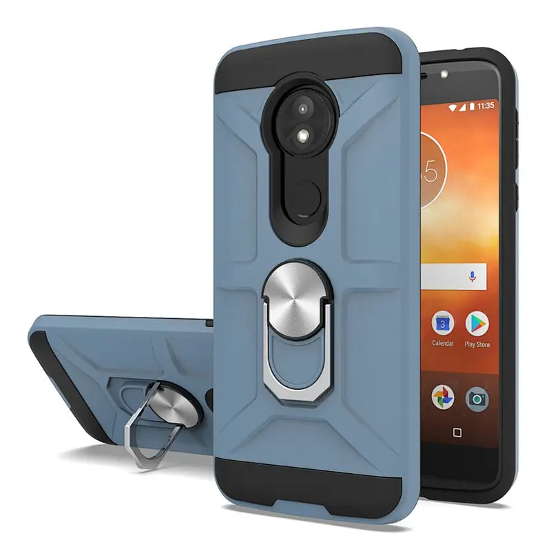Completed Models Ring Holder Kickstand Phone Back Cover For Motorola Moto G6 G7 G8 Play Plus Power