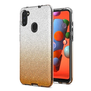 TPU PC Bling Flash Paper Shiny Glitter phone cases For Samsung A11 A31 A71 A21S Note 20 Ultra