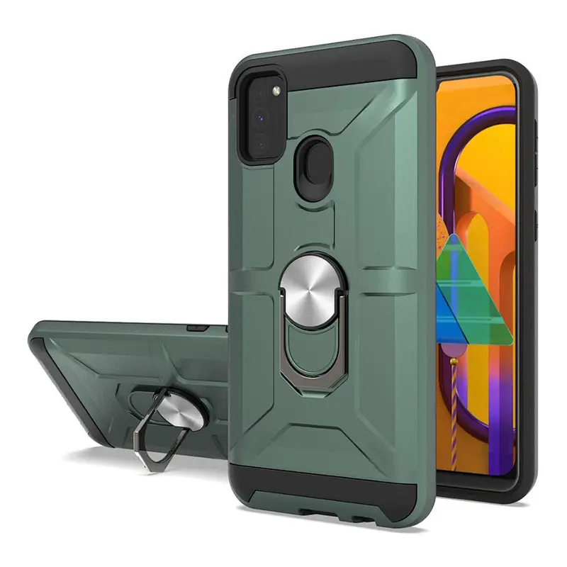 For Samsung M30S Phone Cover,Ring Armor Mobile Phone Case for Samsung M30S magnetic ring case
