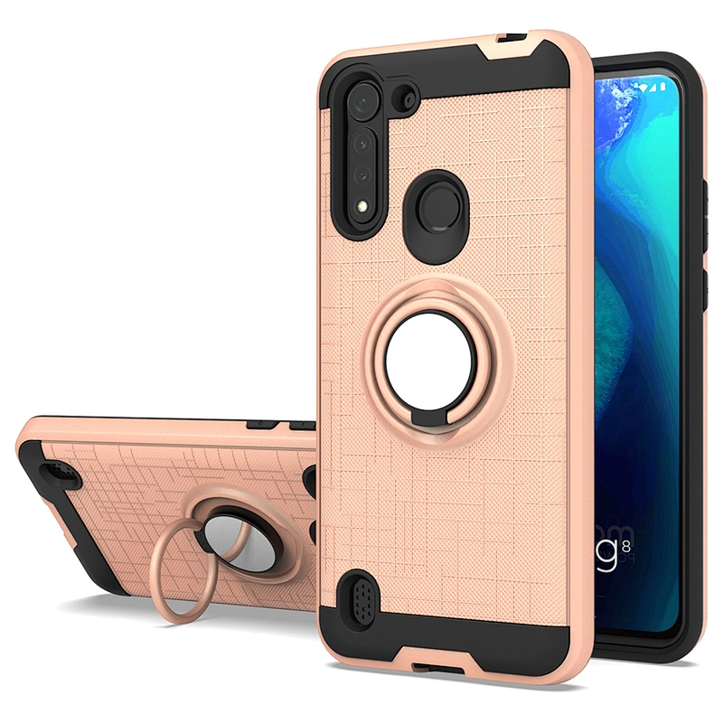 Mexico hot models anillo fundas de movil phone cases with 360 ring holder for Motorola G8 Power Lite