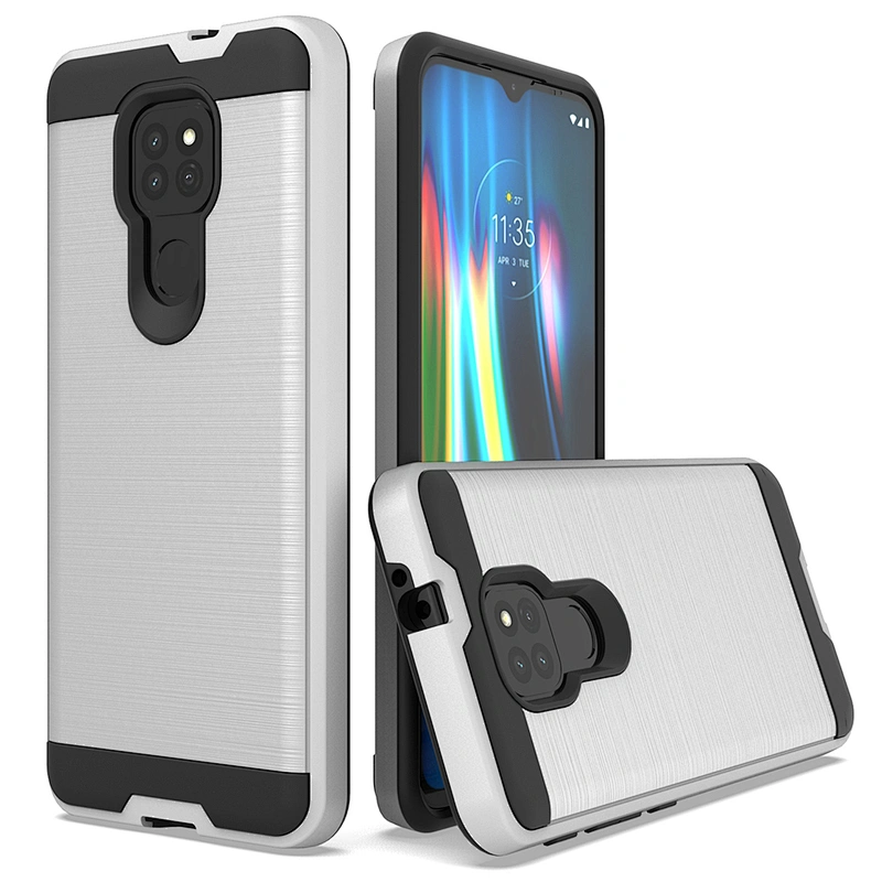 wholesale brushed metal case back phone cover For Motorola Moto G9 power plus play one fusion plus