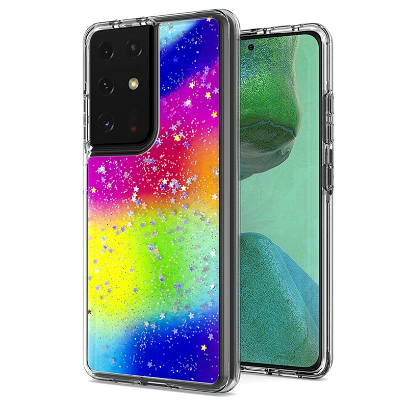 wholesale anti-shock dual layer protetection custom mobile case accessories for Samsung S21 cases plus