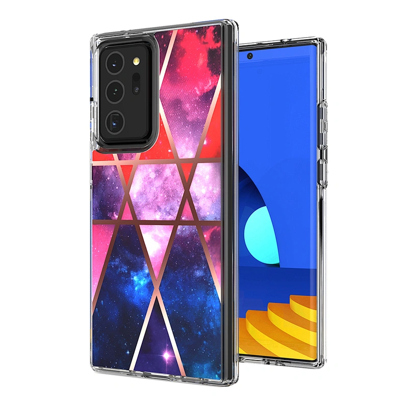 Factory clear custom printed IMD marble design phone case for Samsung NOTE 20 cases