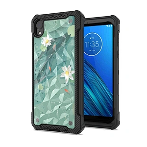 Hot Sale Fashion Diamond Pattern phone case nice printed phone cover for Motorola E6