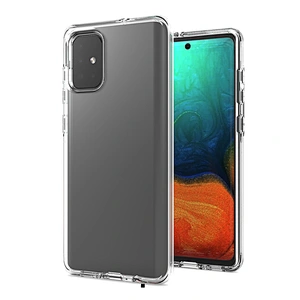Hybrid Dual Layer TPU PC Transparent Back Mobile Phone Cover Case for Samsung A51 A71 5G M31