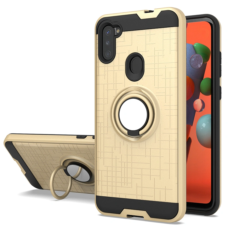Multi Functional 360 Degree Ring Holder Stander Shockproof Mobile Back Covers For Samsung A11