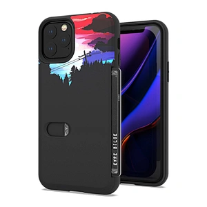 Shockproof Case OEM Printing Mobile Phone Shell with Card Slot for iPhone 11 Pro Max