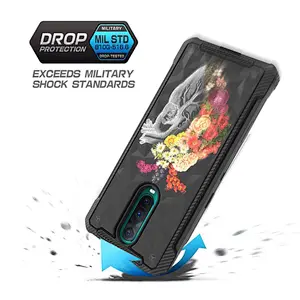 carbon fiber pattern phone case for OPPO R17 Pro pc tpu cover for OPPO R17 Pro