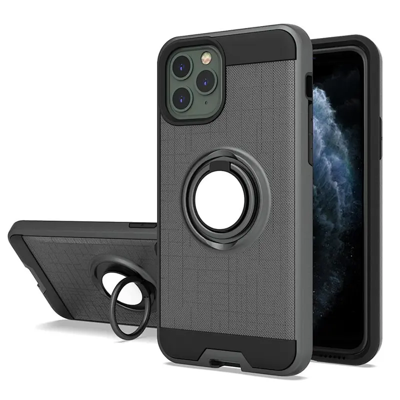 tpu pc Finger ring holder mobile back case for IPhone 11 pro max cell phone case cover