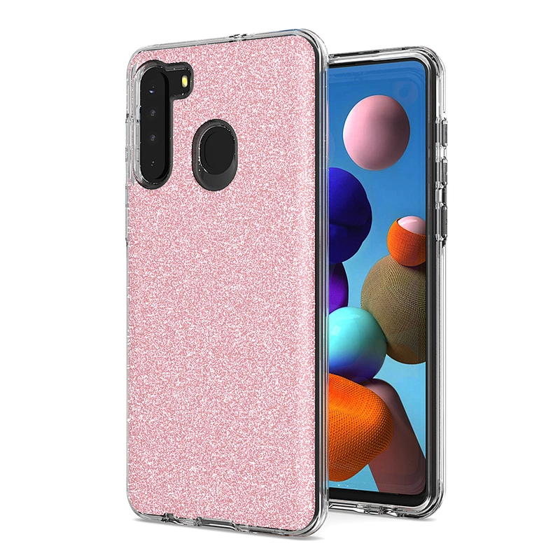 Popular High Clear Glitter Shiny Mobile Phone Case For Samsung A31 A71 A21S Note 20 Ultra