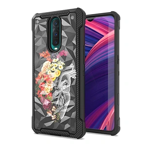 carbon fiber pattern phone case for OPPO R17 Pro pc tpu cover for OPPO R17 Pro