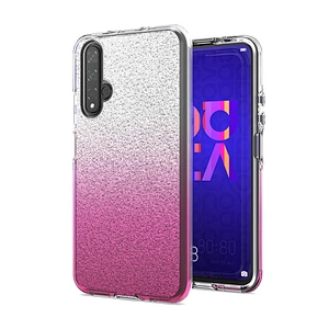 Gradient PC Luxury Design Glitter Paper Mobile Cell Phone Cover For Huawei P40 Lite