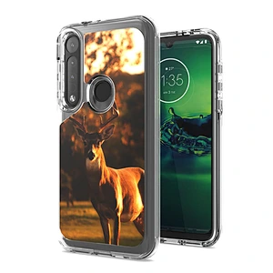 Fashionable custom IMD mobile phone back cover case for Motorola G8 Plus Power G Stylus