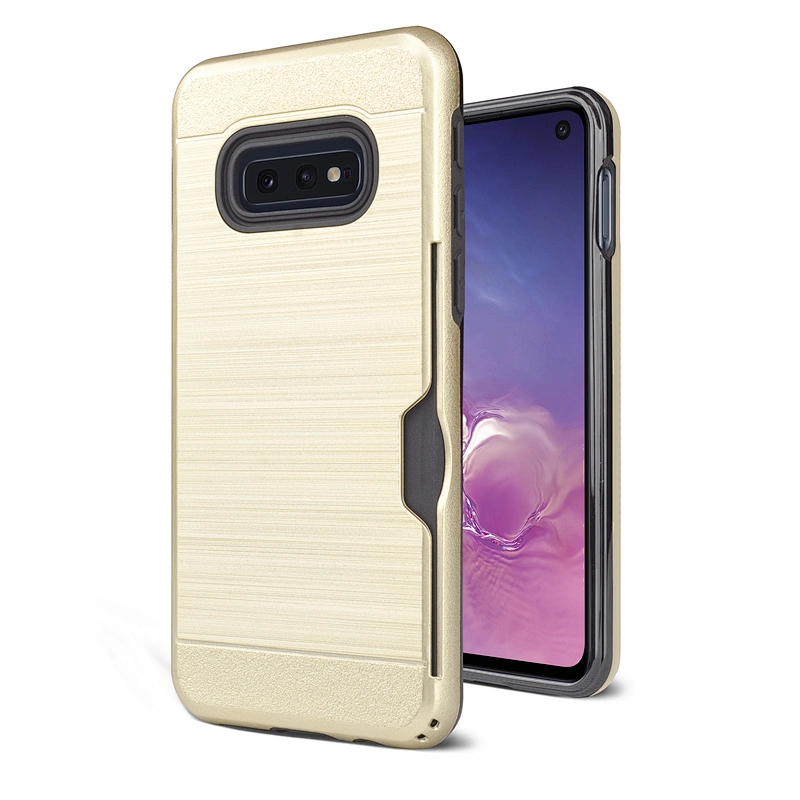 Best Selling TPU PC 2 In 1 Mobile Phone Case With Card Slot For Samsung S10 S10E Plus