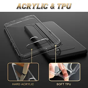 New design one piece Hard Acrylic Ultra High Clear phone case For Huawei P40 Lite Honor 30 Pro