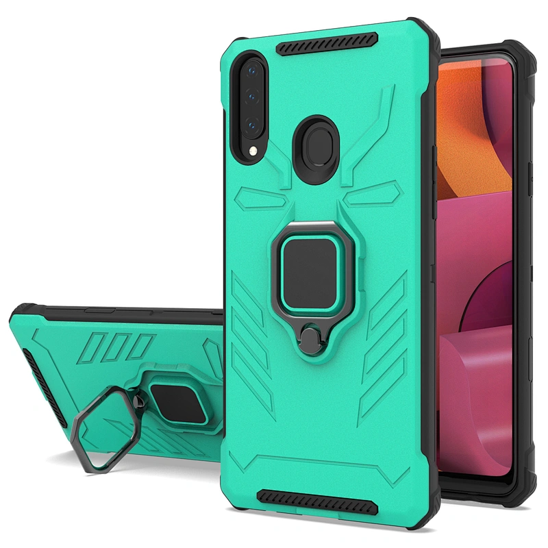 Unique Soft Tpu 360 Degree Flexible Ring Holder Phone Case For Samsung A20S A51 A71 A21S S20 Fe