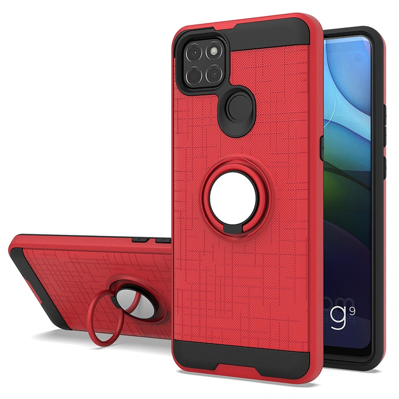 Fundas para celular cover phone case with 360 rotating ring holder for Motorola G9 Power