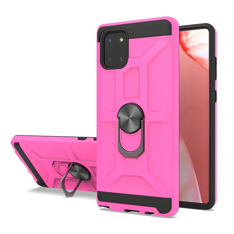 2020 anti-shock ring holder mobile phone case back housing for Samsung Note 10 S10 Lite A91 A81