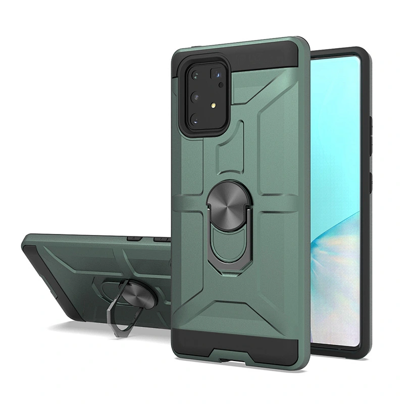 2020 New TPU PC Cover 360 Ring Kickstand Cell Phone Case For Samsung S20 Plus Ultra A01 A81 A91